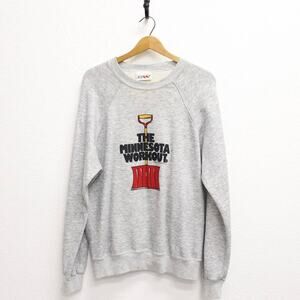 Vintage The Minnesota Workout Snow Shovel Sweatshirt XL